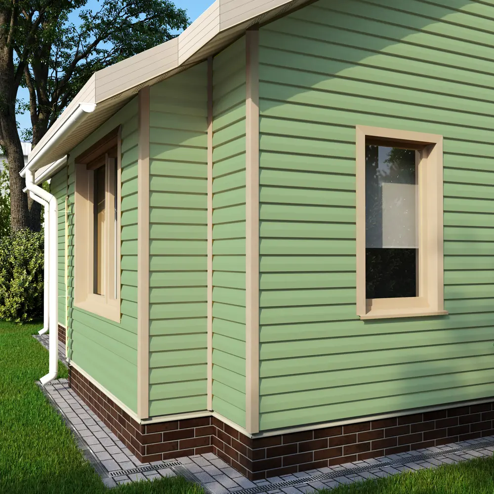 Сайдинг ПВХ MONLID корабельный брус 3 м зеленый STLM-2110226 - Вид №3