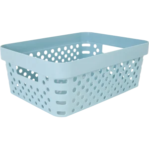 Корзина Eternity 36x27x14 см 11 л полипропилен цвет голубой 83184330 STLM-2110313