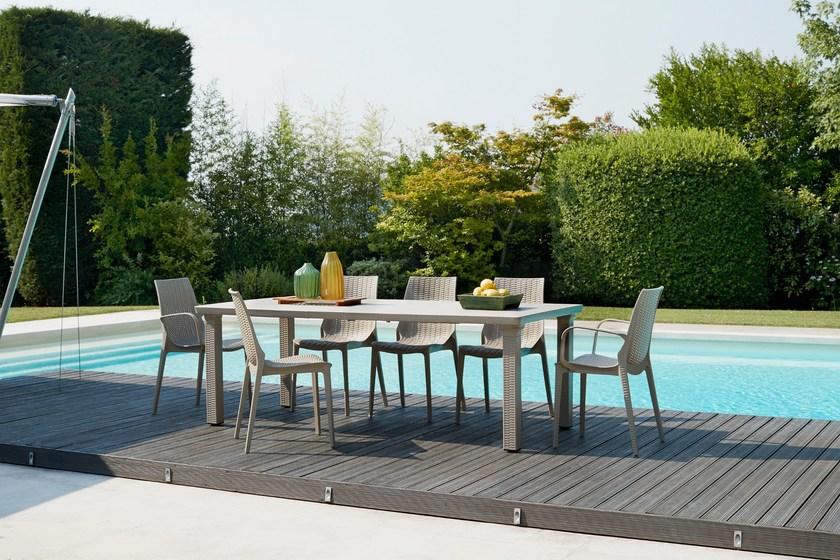 SCAB DESIGN Штабелируемый садовый стул из технополимера с подлокотниками sun-id-1437052 - Вид №2