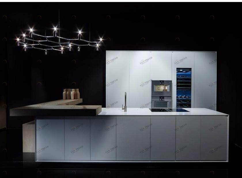 RIFRA Кухня из Corian® с островом One sun-id-1346209