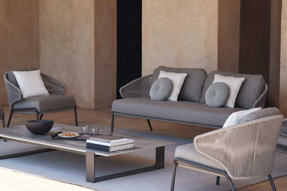 MNST328 3 мест. диван фиксированный кремень перец Manutti Radius - Вид №2