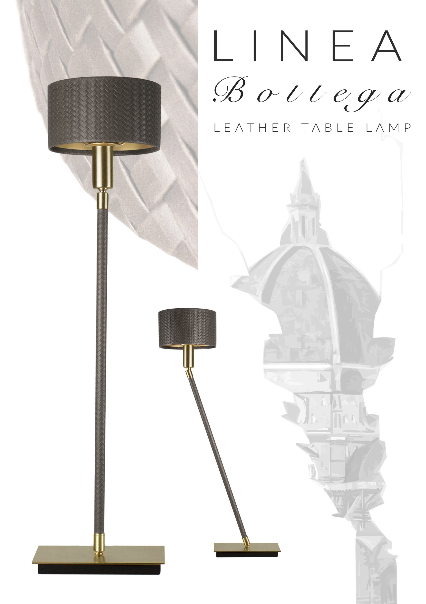 Торшер ручной работы из кожи Abrissi Linea Bottega ARCH-00115324 - Вид №3