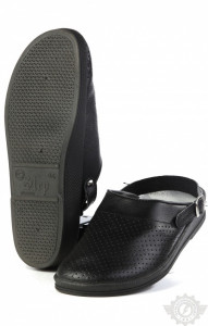 61803 Туфли Сабо мужские темные  Медицинская обувь размер 45