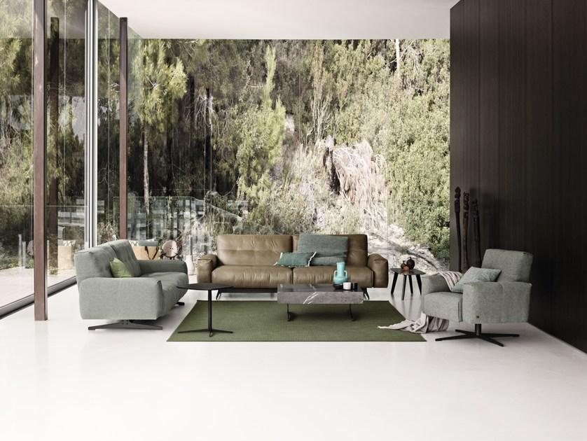 Rolf Benz Кожаный диван-санки с тафтинговым покрытием Rolf benz 50 sun-id-1407379 - Вид №6