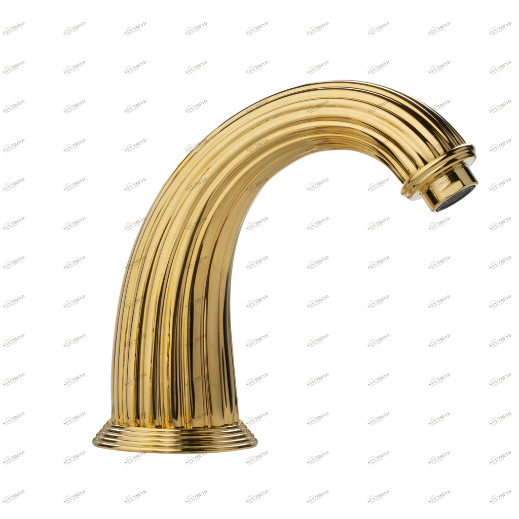 C68-3S1L C68-3S1L Излив на край ванны ХРУСТАЛЬНЫЙ КУПОЛ Cristal & Bronze COUPOLE CRISTAL 