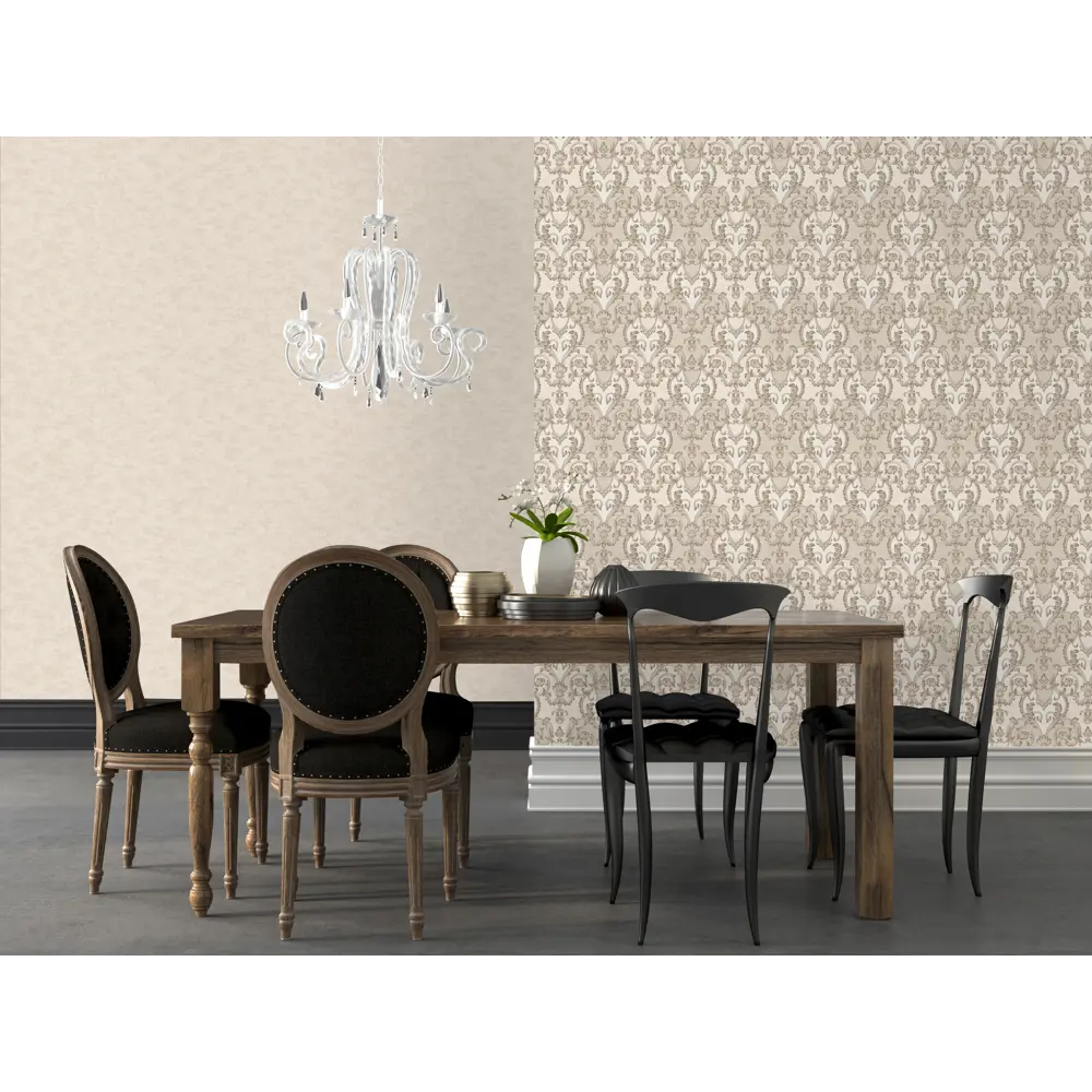 Обои флизелиновые «Дамаск» 1.06х10 м ED1121-00 81968642 STLM-2076145 EURO DECOR Baccarat - Вид №3