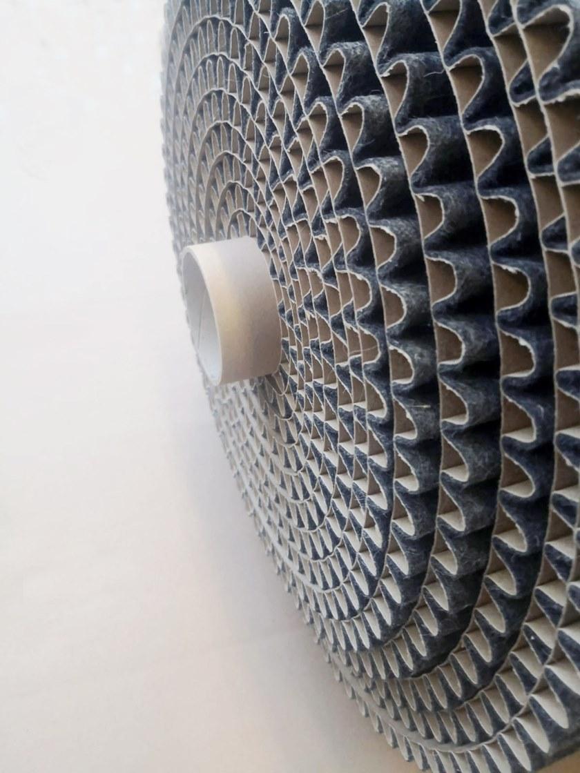 BUXKIN Акустическая стеновая ткань из шерстяного войлока Ribbed sun-id-1409701 - Вид №3