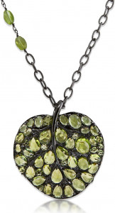 10592493 Michael Aram Подвеска на цепочке "Ботанический сад" (серебро, 925пр, перидоты) Серебро 925