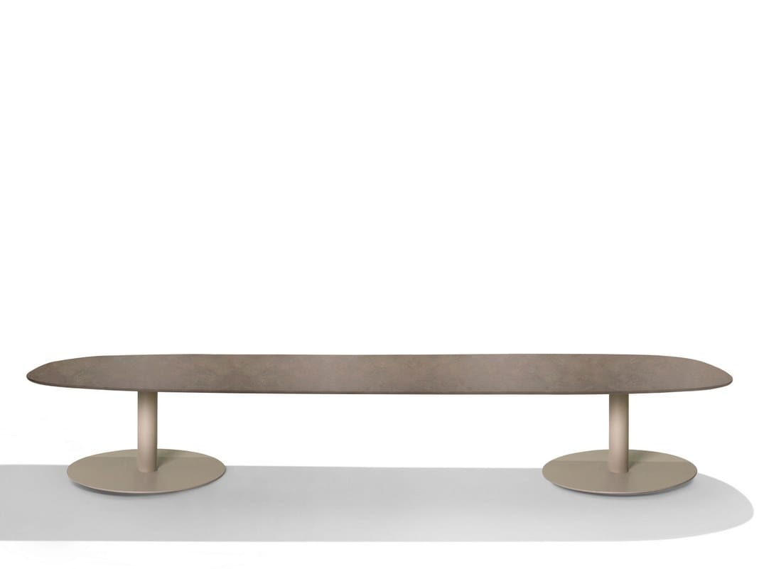 Керамический низкий садовый столик TRIBÙ T-Table ARCH-00077105