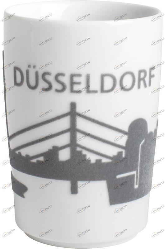 394605A26515C Пять чувств макси-чашки 0,35 л сенсорный! Дюссельдорф горизонт серый Kahla-porzellan 