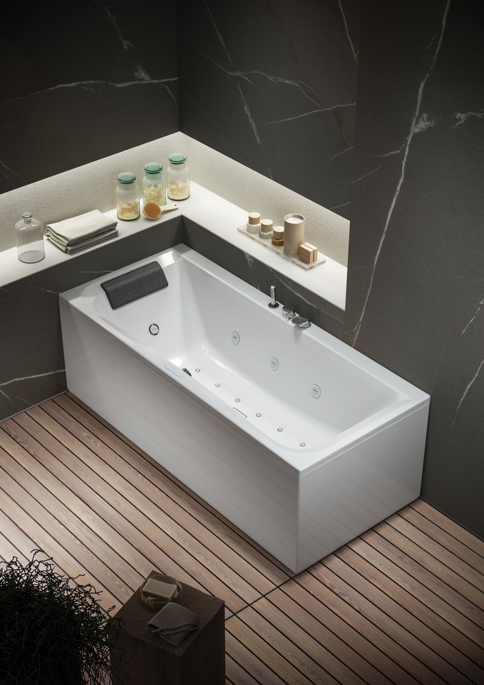 Прямоугольная ванна с гидромассажем Kinedo Saphir ARCH-00104493 - Вид №2