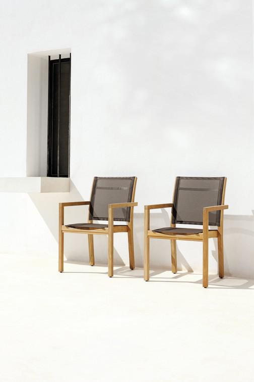 MNST1061 Стул teak 130 Manutti Siena - Вид №6