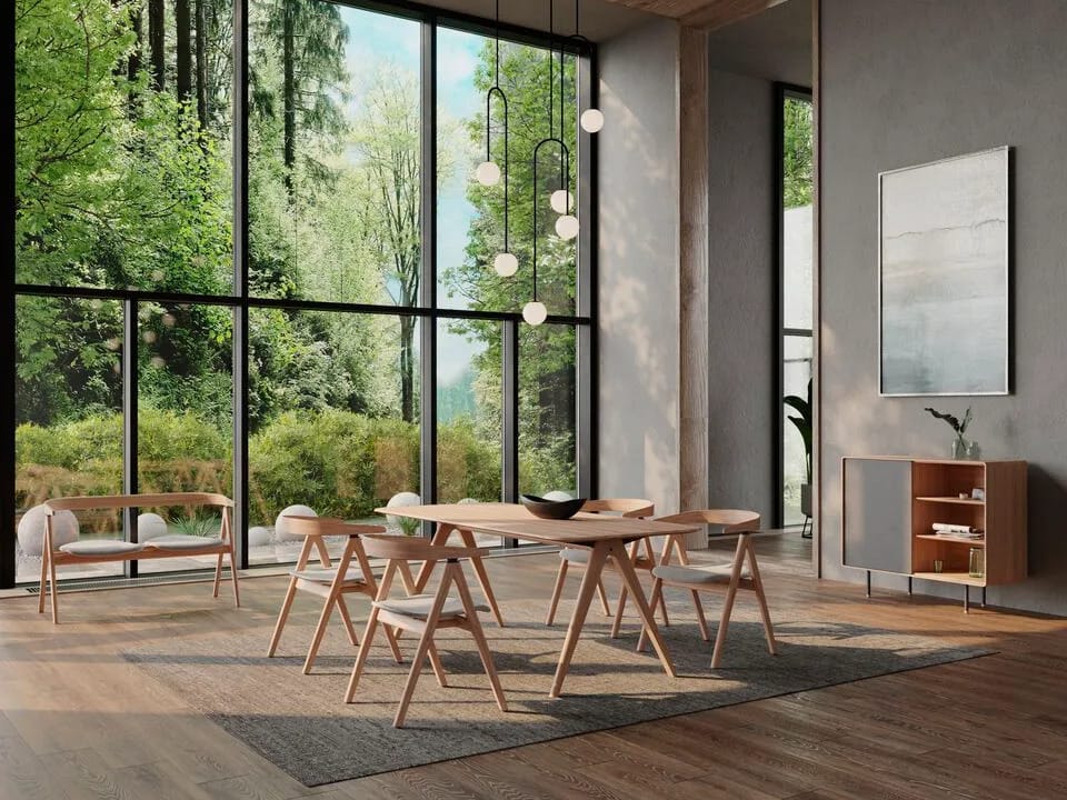 Прямоугольный дубовый стол Gazzda Ava ARCH-00093703 - Вид №2