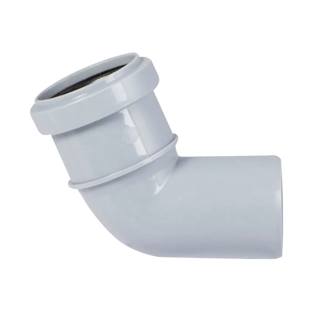 Отвод канализационный ПОЛИТЭК 50 мм с углом наклона 11738916 STLM-0001462 - Вид №1