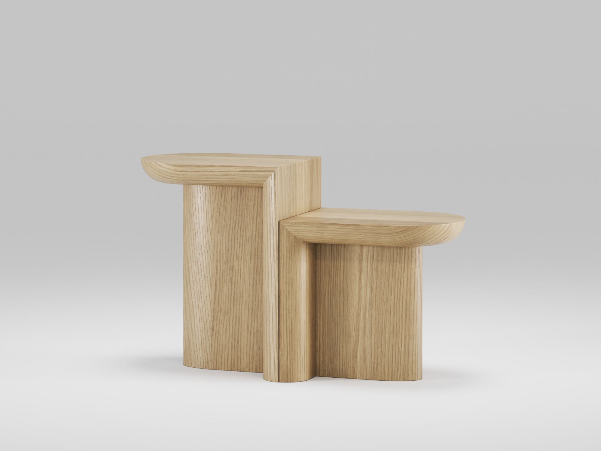 Журнальный столик из дуба Wewood Re-form ARCH-00124567 - Вид №4