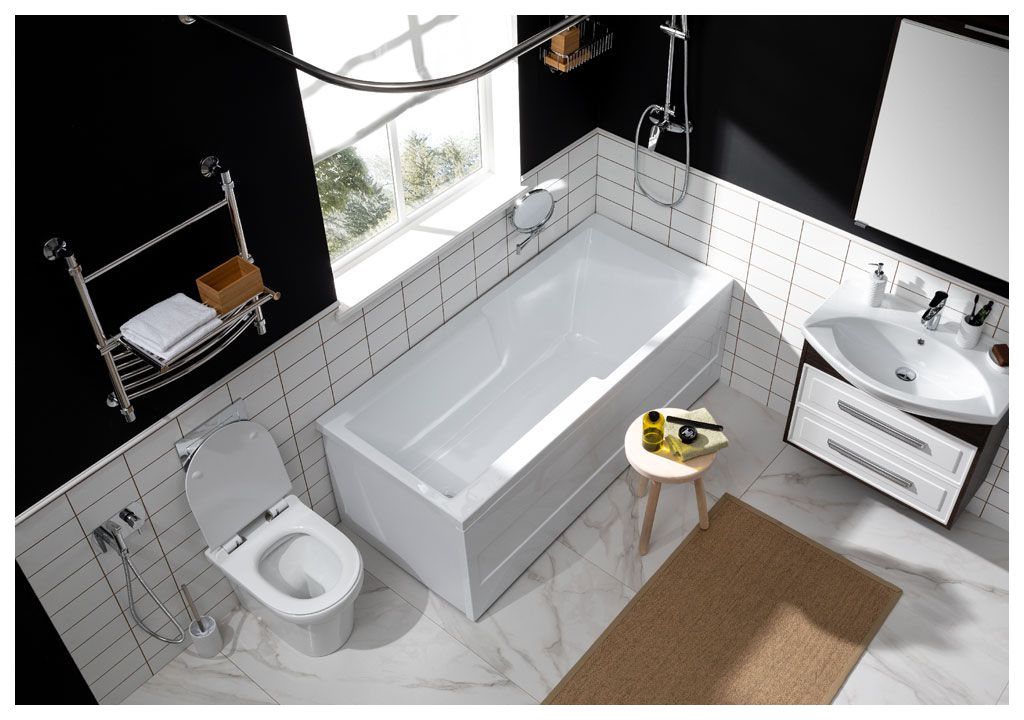 9001 Накладная раковина на столешницу  прямоугольная Scarabeo Ceramiche  - Вид №1