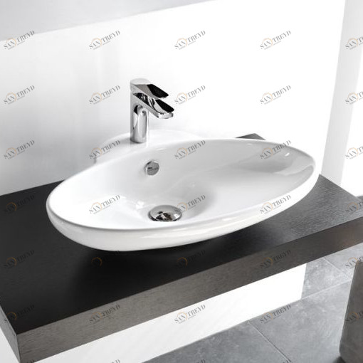 TFL004 Накладная раковина на столешницу  овальная ArtCeram 