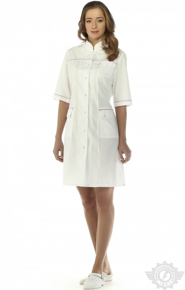 62927 Халат "Маргарита"  Медицинская одежда  размер 44/158-164 Спецодежда  - Вид №14