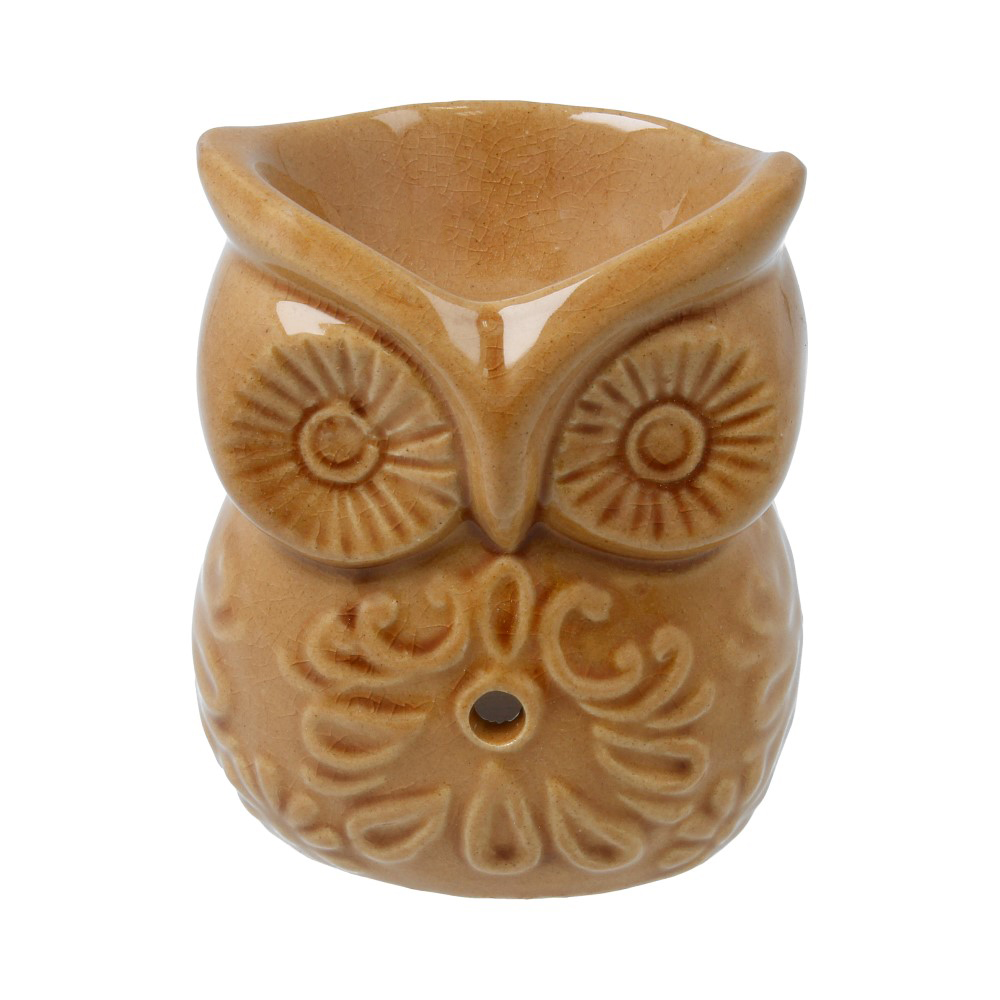 15961 Аромалампа "Филин" 9 см коричневый Giftman 