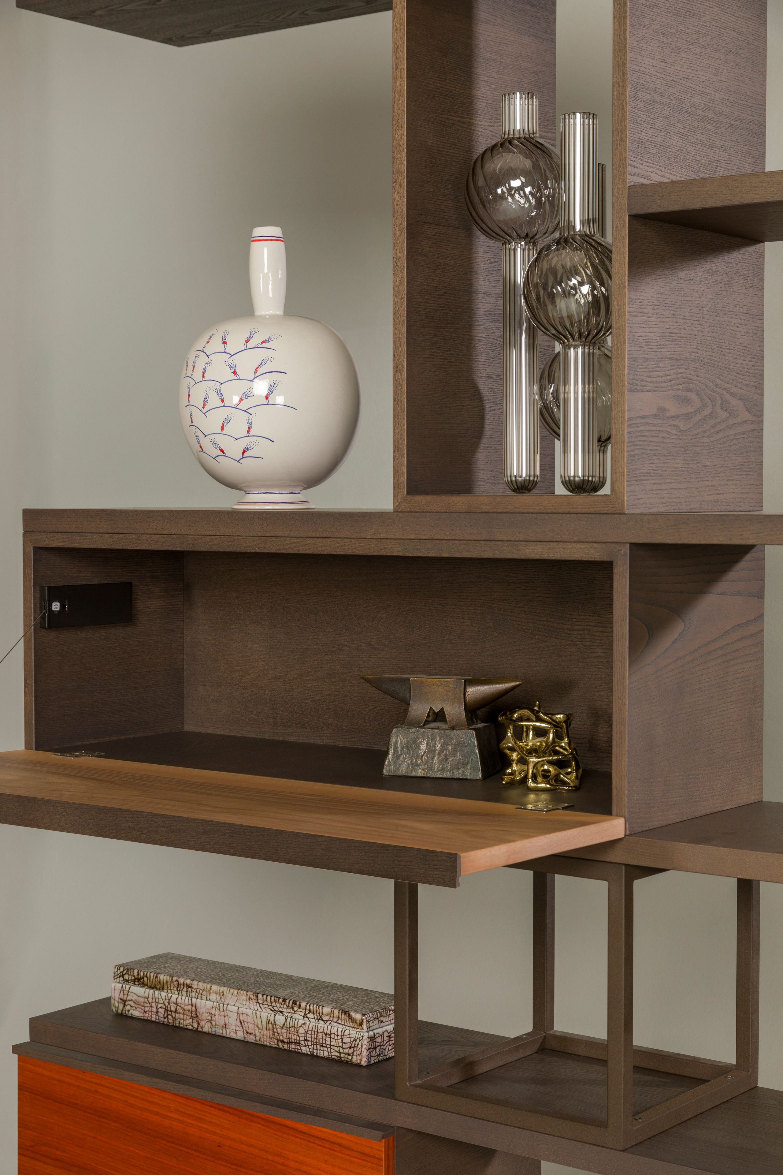 Отдельно стоящий книжный шкаф из ясеня Morelato ARCH-00069471 - Вид №3