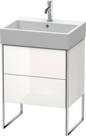 XS447303838 XSquare Тумбочка напольная Доломитово-серый глянцевый лак Duravit - Вид №2