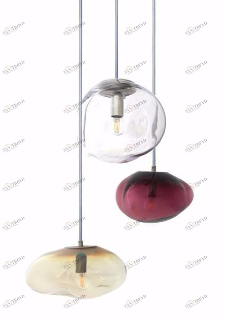 ELOA Подвесной светильник с прямым светом ручной работы из дутого стекла Planetoide sun-id-1426956