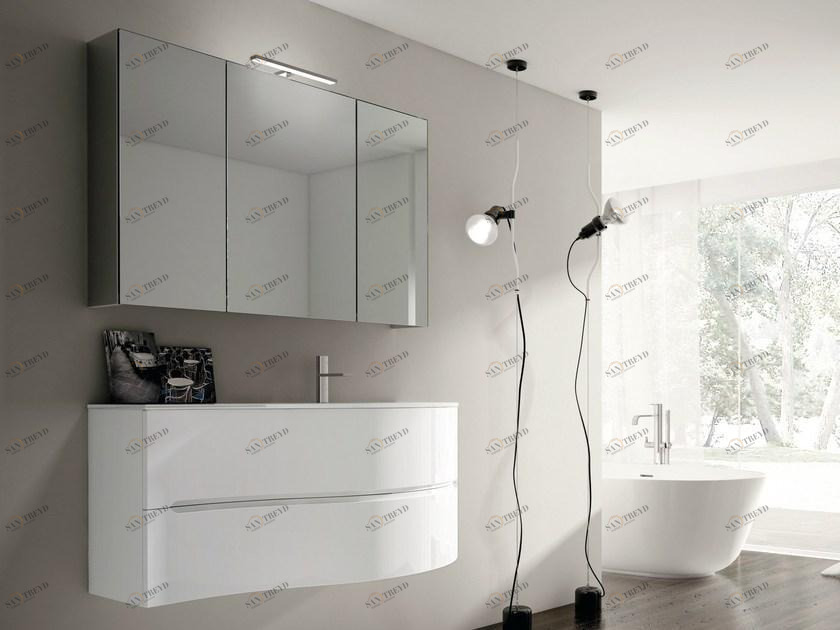 Ideagroup Подвесной туалетный столик с зеркалом Smyle sun-id-1382935