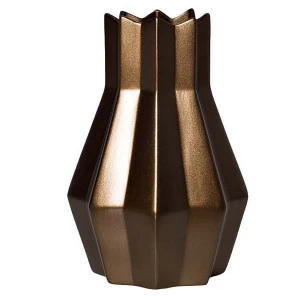 Ваза золотисто-коричневая 22х22х32 GARDA DECOR - 048563 Золото;коричневый