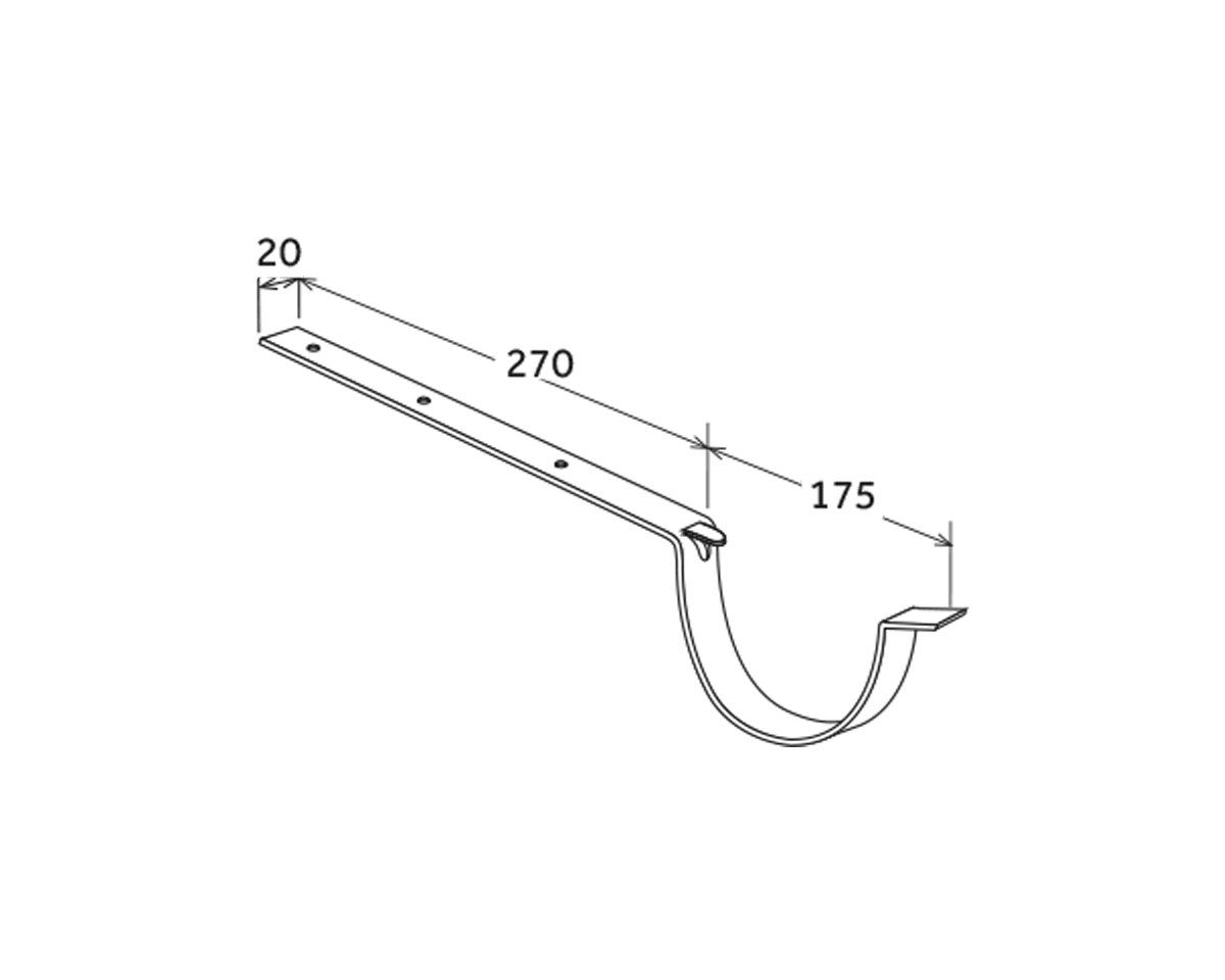 Окрашенный аист для желоба 145 First Corporation First Plast ARCH-00136260 - Вид №2