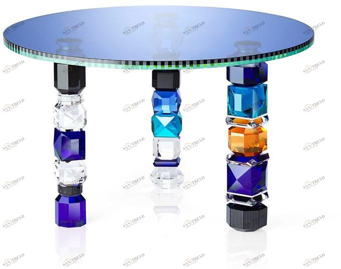 Reflections Copenhagen Круглый стол для гостиной из хрусталя sun-id-1370358