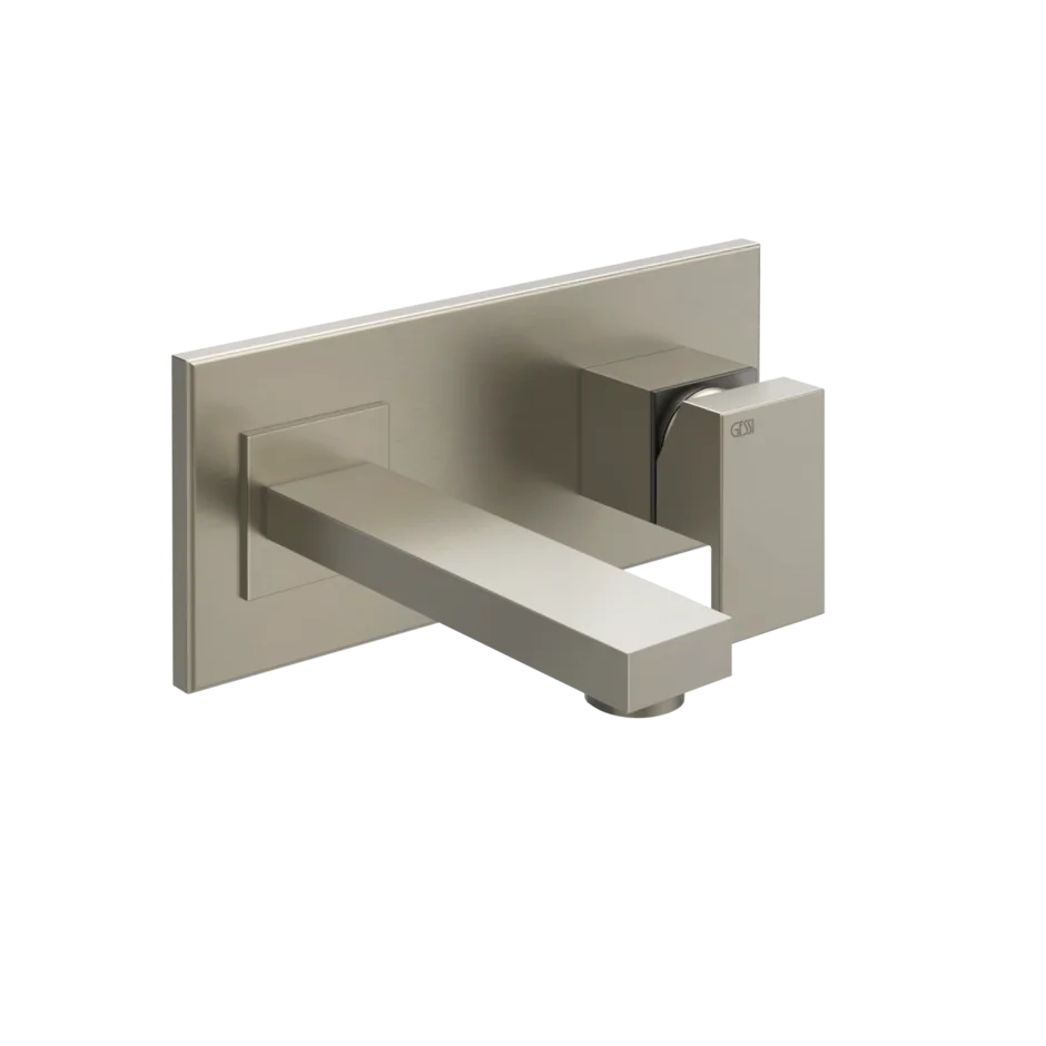 Смеситель для умывальника 44834 149 Gessi Rettangolo МАТОВЫЙ НИКЕЛЬ FINOX 44834149