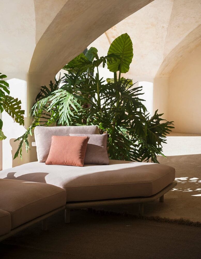 Угловой садовый диван из ткани RODA ARCH-00094997 - Вид №1