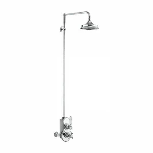 Душевая стойка c внешним термостатом BSF1S c душевой насадкой 9'' Spey Burlington SF1S, V17/ARCV17 CHR, V21/ARCV21 CHR