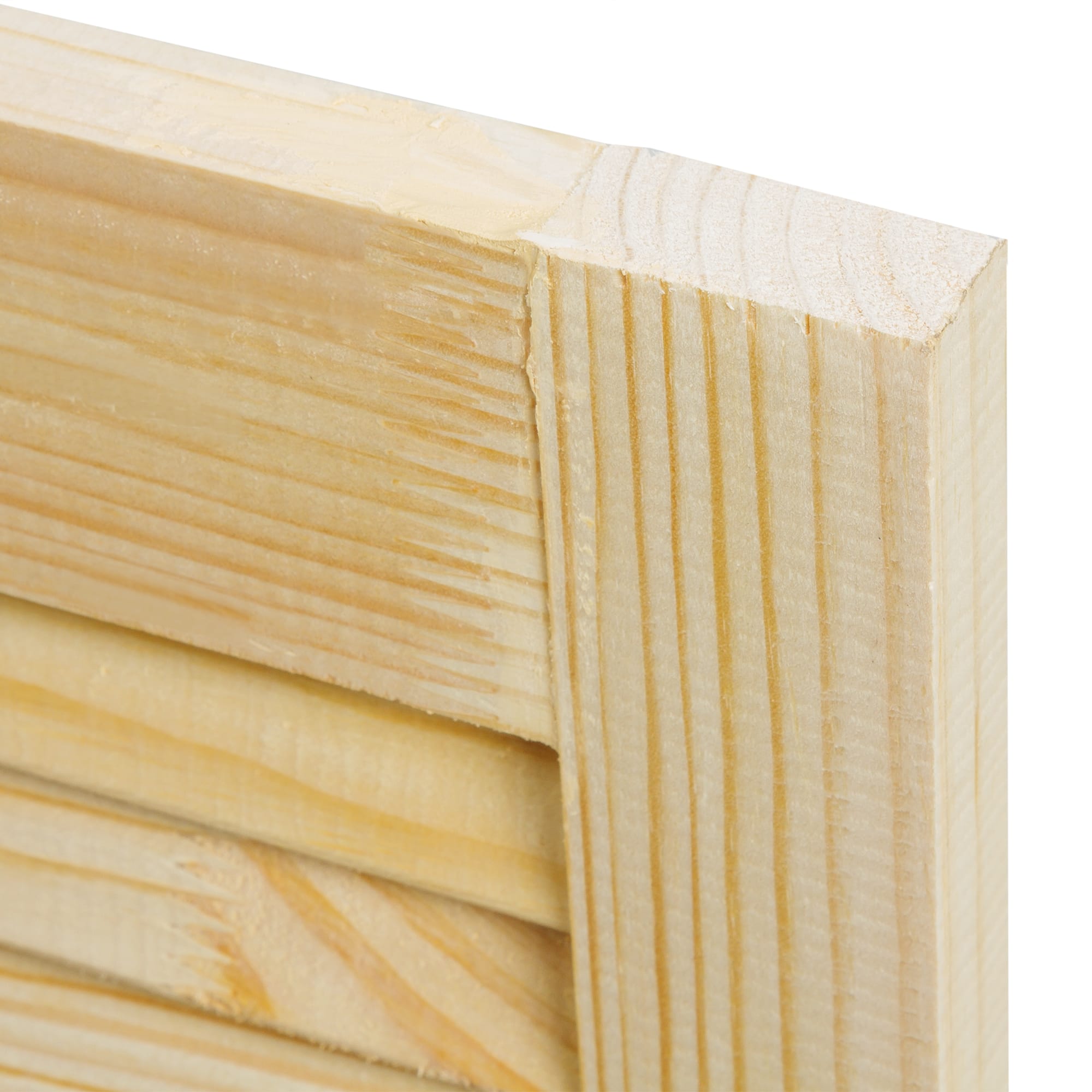 15312091 Дверка жалюзийная 2013х494х20 мм хвоя сорт А Santreyd  - Вид №2