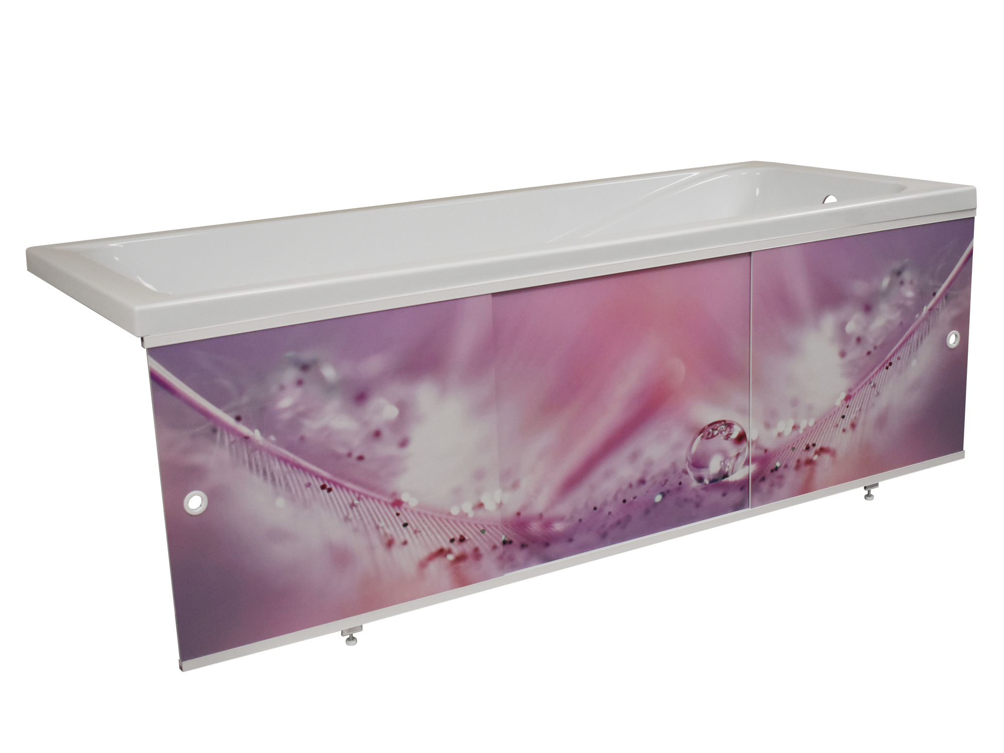 89139530 Экран под ванну фронтальный 148 см цвет розовый Премиум А STLM-0078947 МЕТАКАМ  - Вид №1