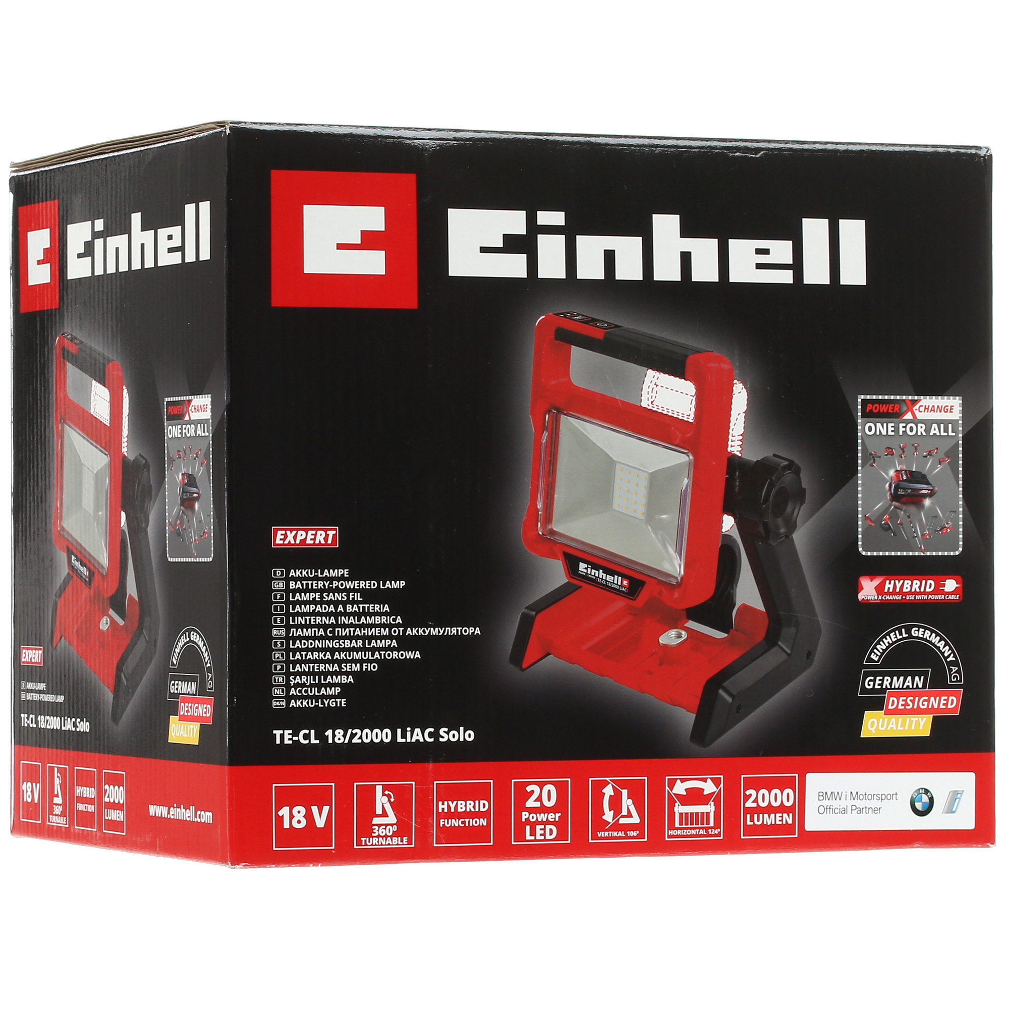 Фонарь Einhell PXC TE-CL 18/2000 LiAC-Solo Power X Change 18V , Без ЗУ, Без АКБ 5314491 STDN-0062085 - Вид №6