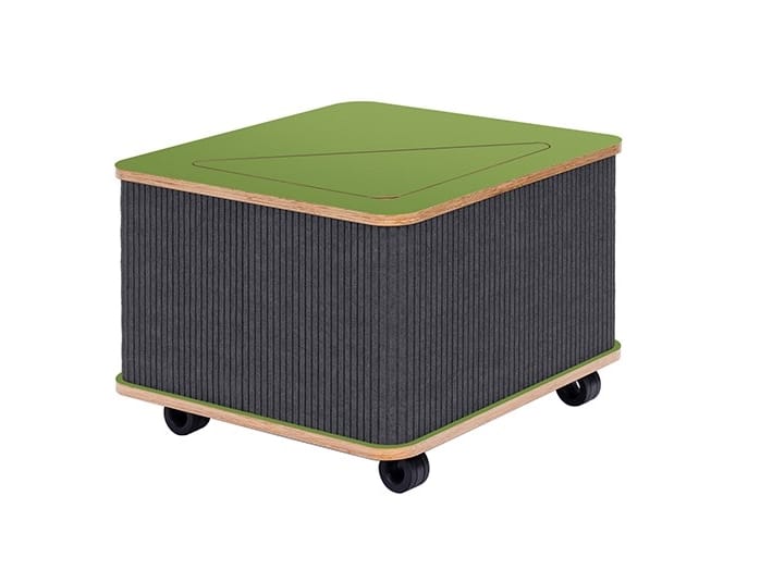 Низкий журнальный столик из войлока с колесами Askia THE CATCHER ARCH-00150503 - Вид №7