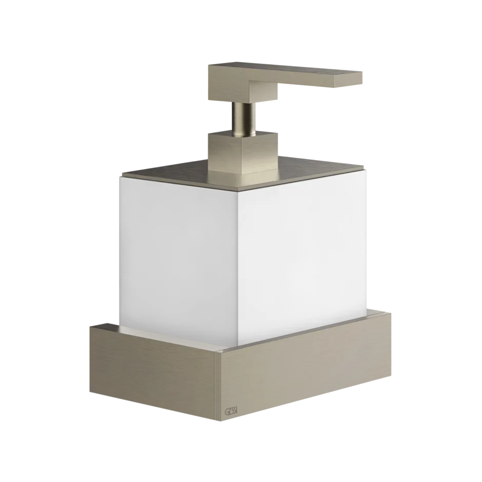 Держатель дозатора мыла 20813 149 Gessi Inverso МАТОВЫЙ НИКЕЛЬ FINOX 20813149