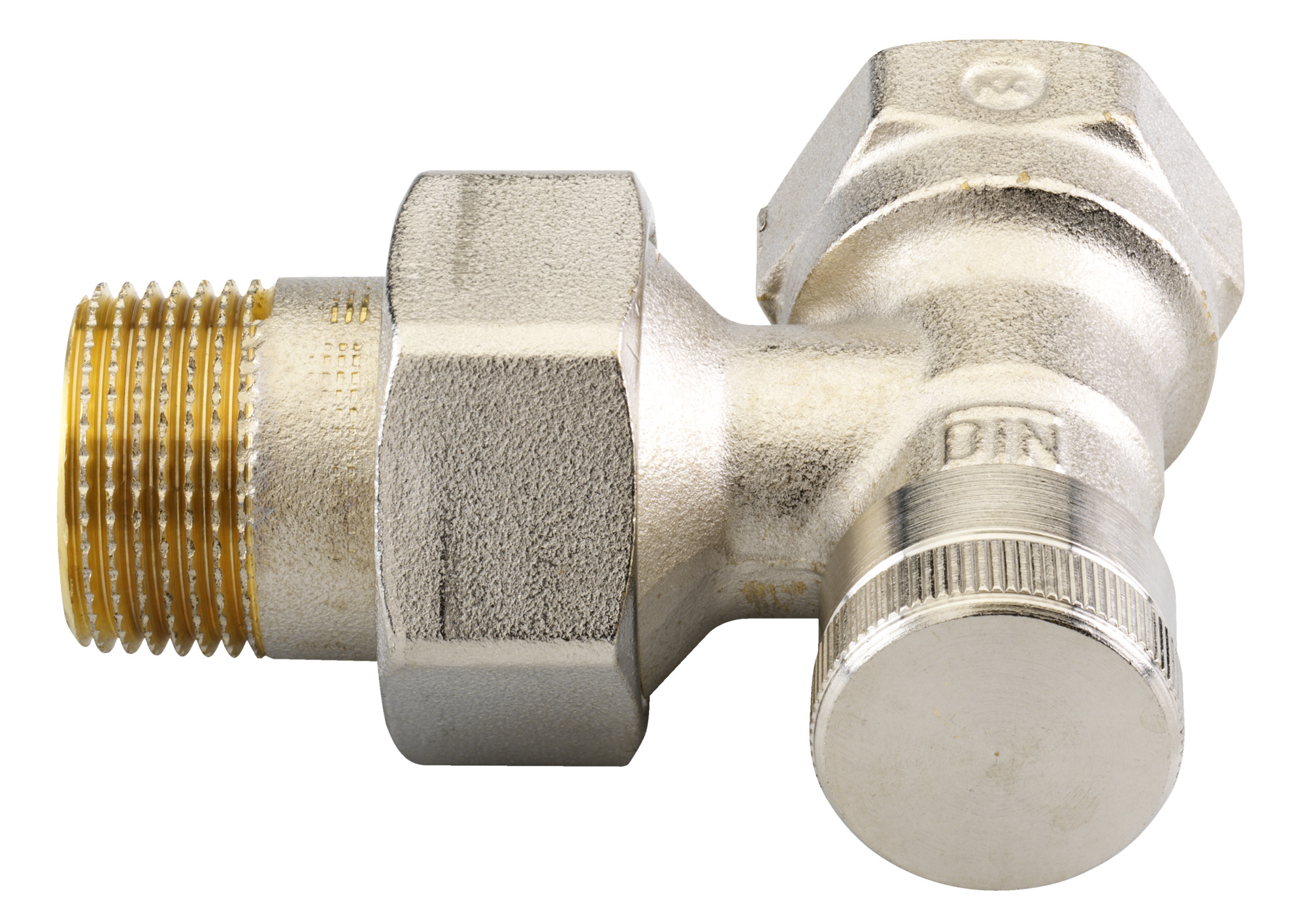 Danfoss Клапан RLV для бокового присоединения к радиатору RLV Клапан запорный Ду20, прямой 003L0146  - Вид №5