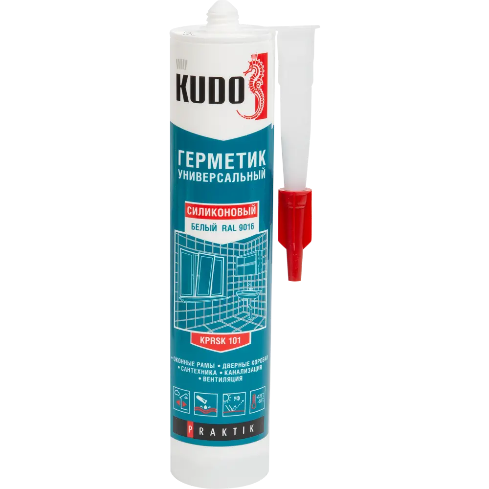 Универсальный силиконовый герметик Kudo для профессиональных и бытовых работ 84579982 STLM-0052281