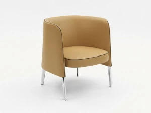 Segis Мягкое кожаное кресло Agorà