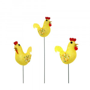 219563 Декоративное изделие "Петушок на палочке" 7 х 8 см РЕМЕКО