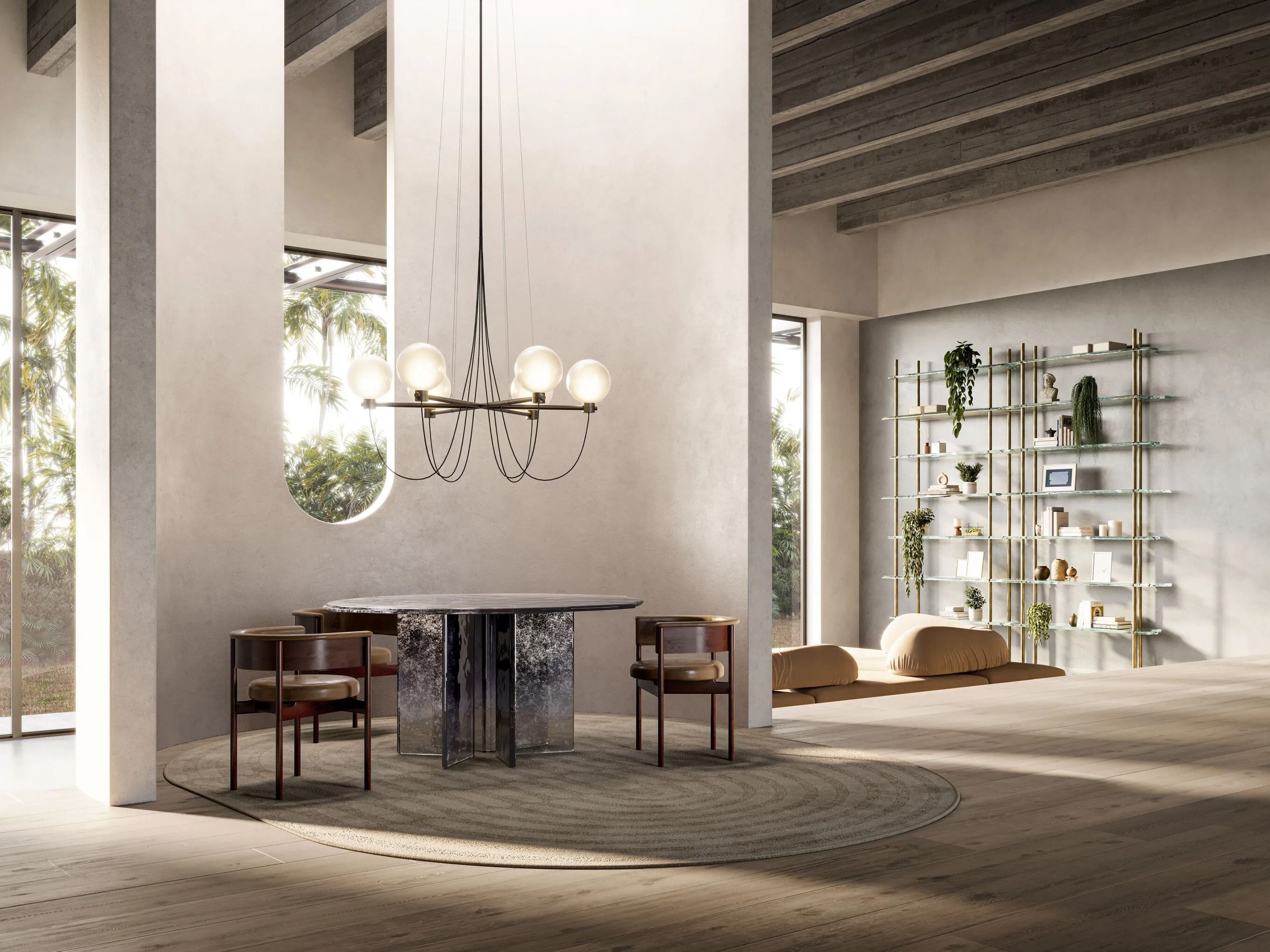 Круглый стеклянный стол ARTE VENEZIANA Melt ARCH-00116876 - Вид №2