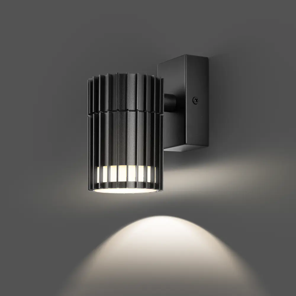 Светильник уличный настенный Kreaforta Bacoor 25 Вт IP44 GU10 цвет черный 89440650 STLM-2059977  - Вид №3