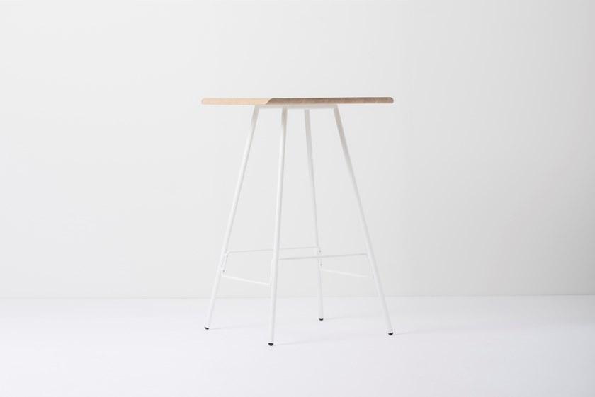 Gazzda Высокий квадратный стол из дуба Leina 097 - Вид №7