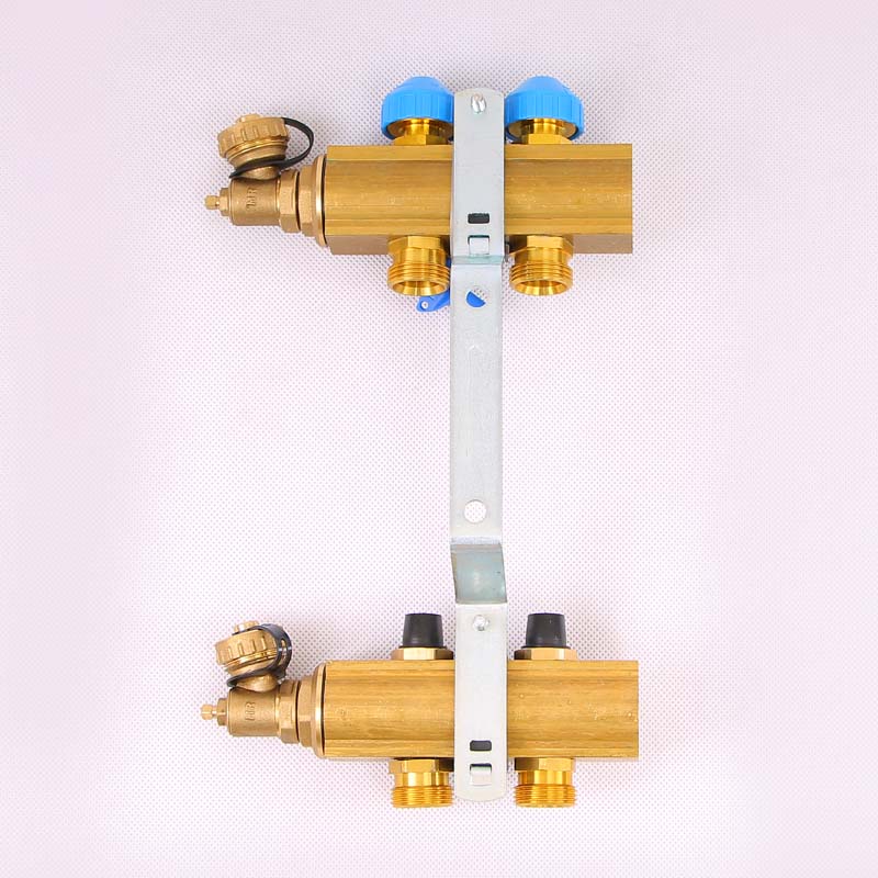 Коллекторная группа HKV с регулировочными и термостатическими вентилями WATTS Ind 1"x3/4"ЕК 2 выхода 10004172 - Вид №3