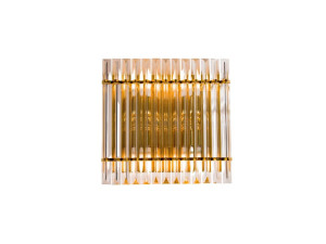 Светодиодный настенный светильник из латуни и стекла