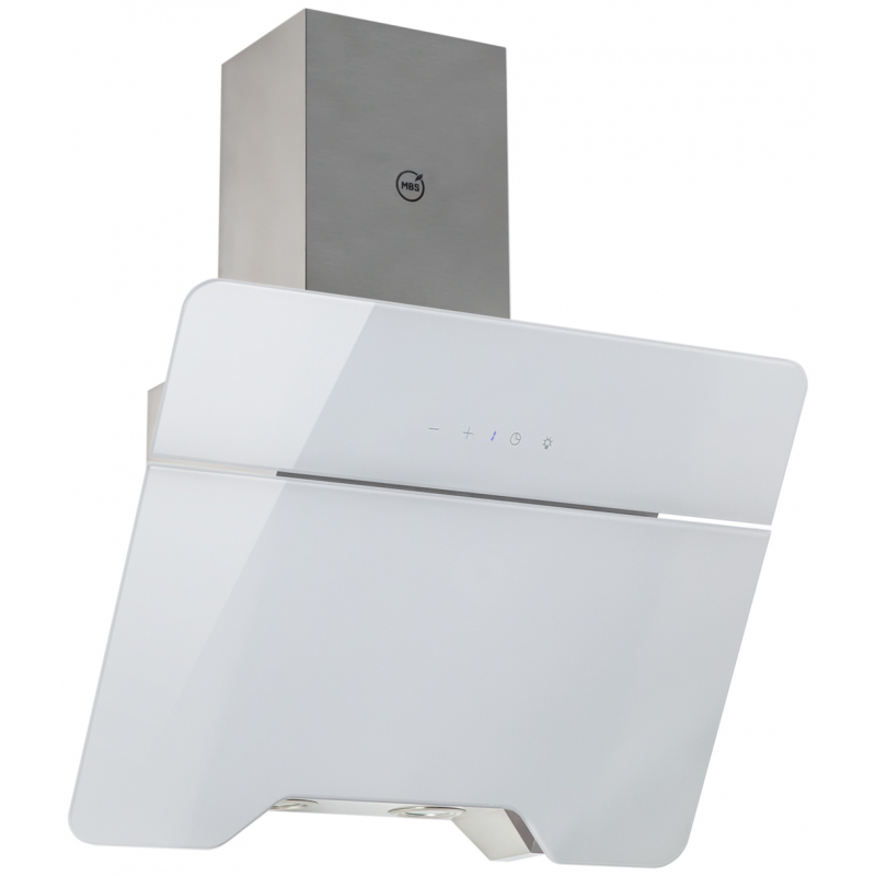 8130124 Вытяжка наклонная MBS FELICIA 160 GLASS белый/белый STDN-0051620