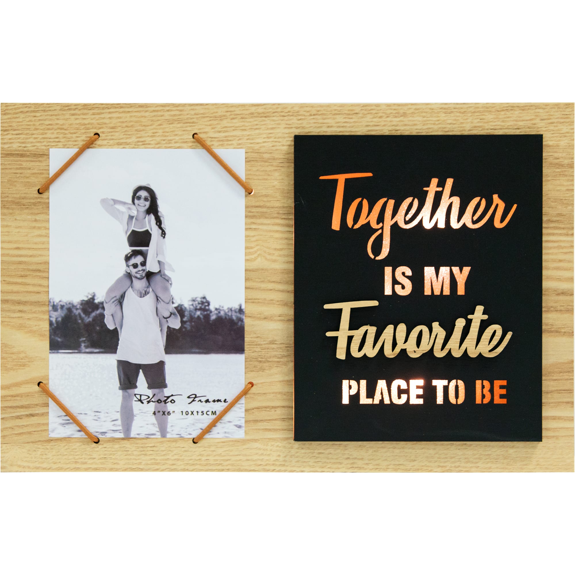 82550647 Рамка с подсветкой «Together» 10x15 см Santreyd 