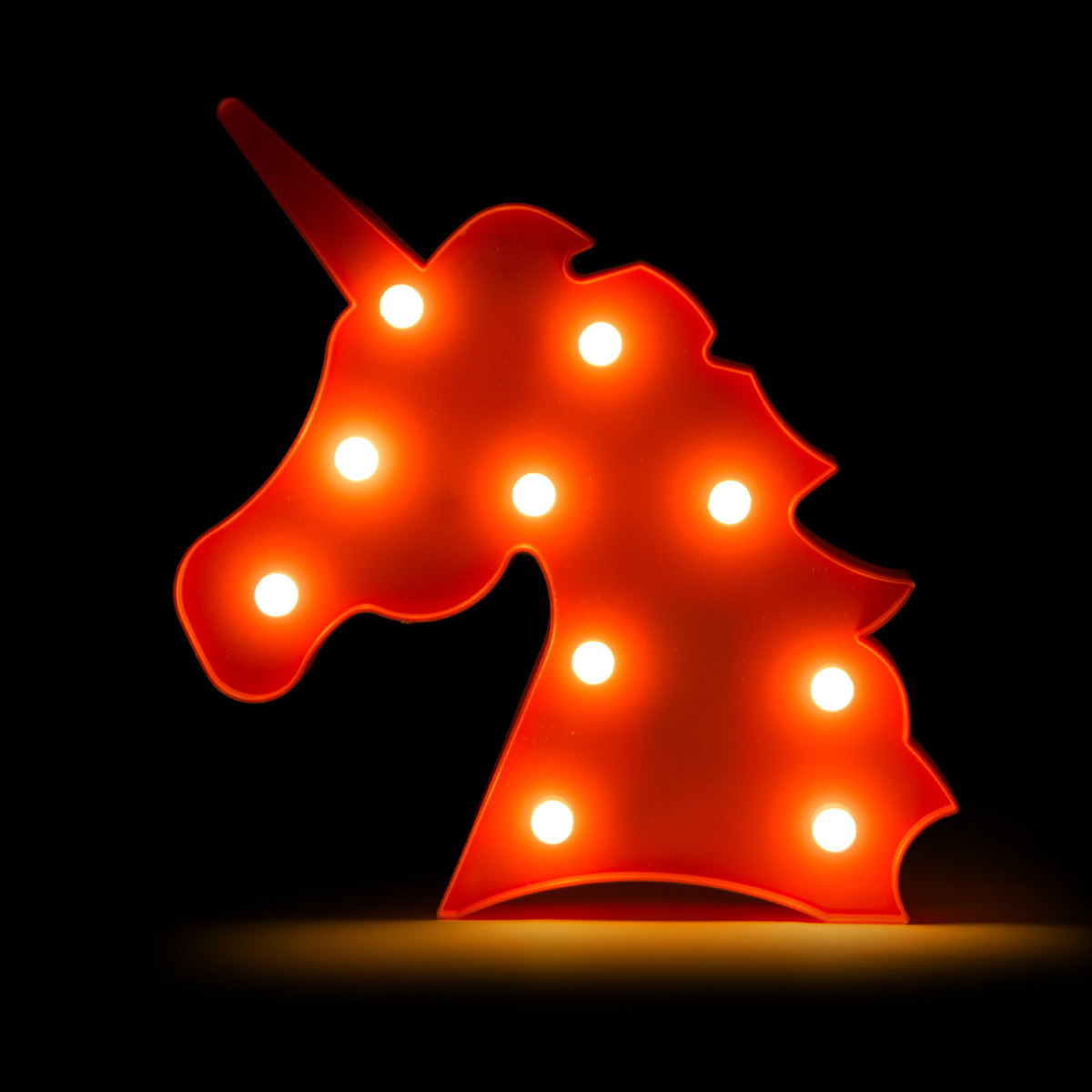 Ночник детский "Розовый единорог" (голова) LITTLE LOVELY COMPANY  281700 Розовый Santreyd  - Вид №1